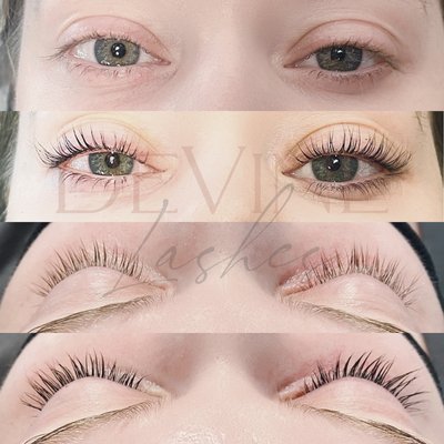 Lash Lifts, Lash and Brow Tints - A lash lift is a semi-permanent chemical service that enhances the shape and curl of the natural lashes, allowing to open up and lift the eyes. Results last 6-8 weeks.
Pair with a lash tint for maximum effect!