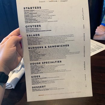 The General Public - Menu - New American Near Me - San Antonio, Texas