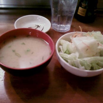 Sen Dai Sushi - Miso Soup & Salad - Japanese Near Me - Milpitas, California