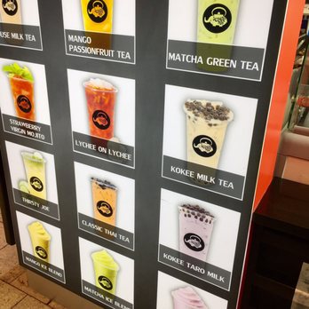 Kokee Tea - Photo menu if you need help deciding - Bubble Tea Near Me - Wheaton-Glenmont, Maryland