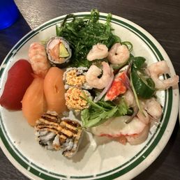 Assorted sushi