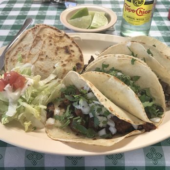 Las Palomas - a plate of tacos and salad - Grocery Near Me - Gainesville, Georgia Las Palomas - a plate of tacos and salad - Grocery Near Me - Gainesville, Georgia