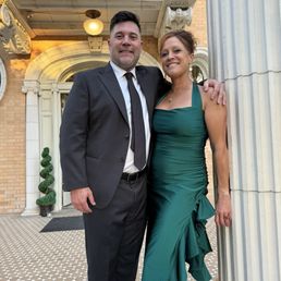 Excellent work. This was a strapless, floor-length. dress until she made it perfect for me! Excellent work. This was a strapless, floor-length. dress until she made it perfect for me!