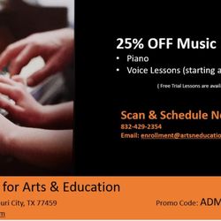 The Academy for Arts & Education - Piano & Voice Lessons summer special