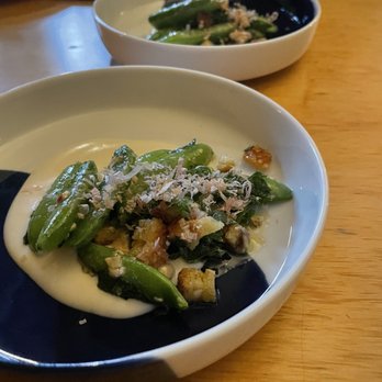 Cook Weaver - Snap pea salad - Modern European Near Me - Seattle, Washington Cook Weaver - Snap pea salad - Modern European Near Me - Seattle, Washington