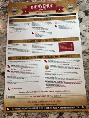 Menu photo 6 Bienvenue Harahan, LA