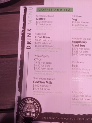 Menu photo 2 The Old Farm Cafe Rochester, NY Menu photo 2 The Old Farm Cafe Rochester, NY