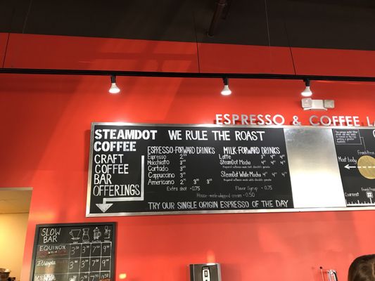 Menu photo 1 SteamDot Coffee Anchorage, AK