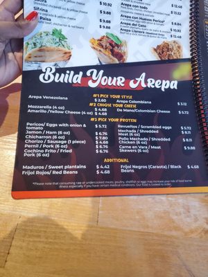 Menu photo 2 Brasas Arepas & Grill Charlotte, NC Menu photo 2 Brasas Arepas & Grill Charlotte, NC
