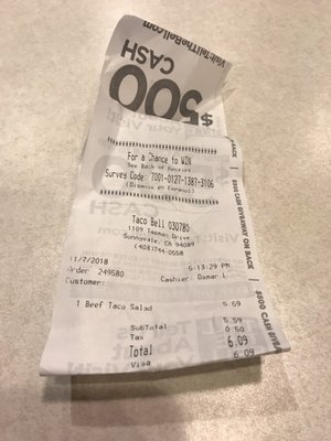 Menu photo 2 Taco Bell Sunnyvale, CA Menu photo 2 Taco Bell Sunnyvale, CA