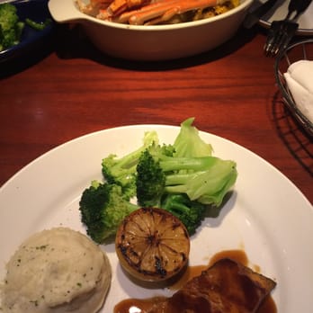 Red Lobster - salmon with soy sause, and lobster - Seafood Near Me - Bloomington, Indiana