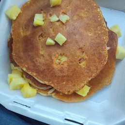 Pineapple upside down pancakes