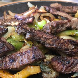 Pedros Tacos and Tequila Bar - Steak fajitas