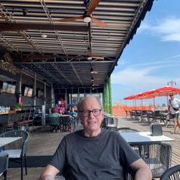 Azure - I know this guy; the outdoor cafe is right near the water - outside - Modern European Near Me - Brooklyn, New York