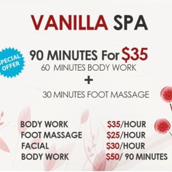 Vanilla Spa - Price