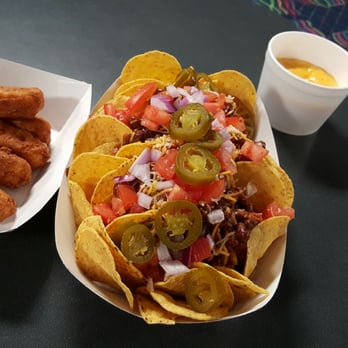 Shasta Lanes - Huge nachos looks delish!!!! - Bowling Near Me - Redding, California