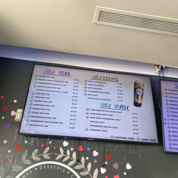 Boba Boba - Menu - Bubble Tea Near Me - Granada Hills, California
