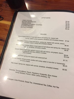 Menu photo 8 Pat's Place Bardstown, KY