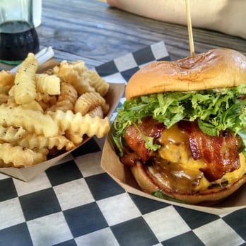 Al's Burger Shack - Sean's Bacon Cheddar Burger (Big Al size) - Burgers Near Me - Chapel Hill, North Carolina Al's Burger Shack - Sean's Bacon Cheddar Burger (Big Al size) - Burgers Near Me - Chapel Hill, North Carolina