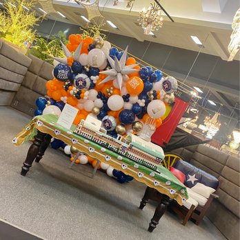 Gallery Furniture - Mini replica NRG Stadium - Furniture Stores Near Me - Houston, Texas Gallery Furniture - Mini replica NRG Stadium - Furniture Stores Near Me - Houston, Texas
