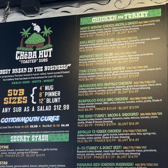 Cheba Hut Toasted Subs - Menu - Sandwiches Near Me - Las Vegas, Nevada Cheba Hut Toasted Subs - Menu - Sandwiches Near Me - Las Vegas, Nevada