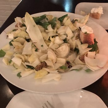 Bardot - Goat cheese salad. Basically a plate full of endive with nothing to balance out the bitterness of the endive. - New American Near Me - Claremont, California Bardot - Goat cheese salad. Basically a plate full of endive with nothing to balance out the bitterness of the endive. - New American Near Me - Claremont, California