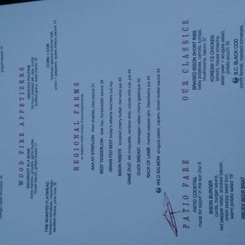 The Bison Restaurant - Looks like a good menu - Canadian (New) Near Me - Banff, Alberta The Bison Restaurant - Looks like a good menu - Canadian (New) Near Me - Banff, Alberta