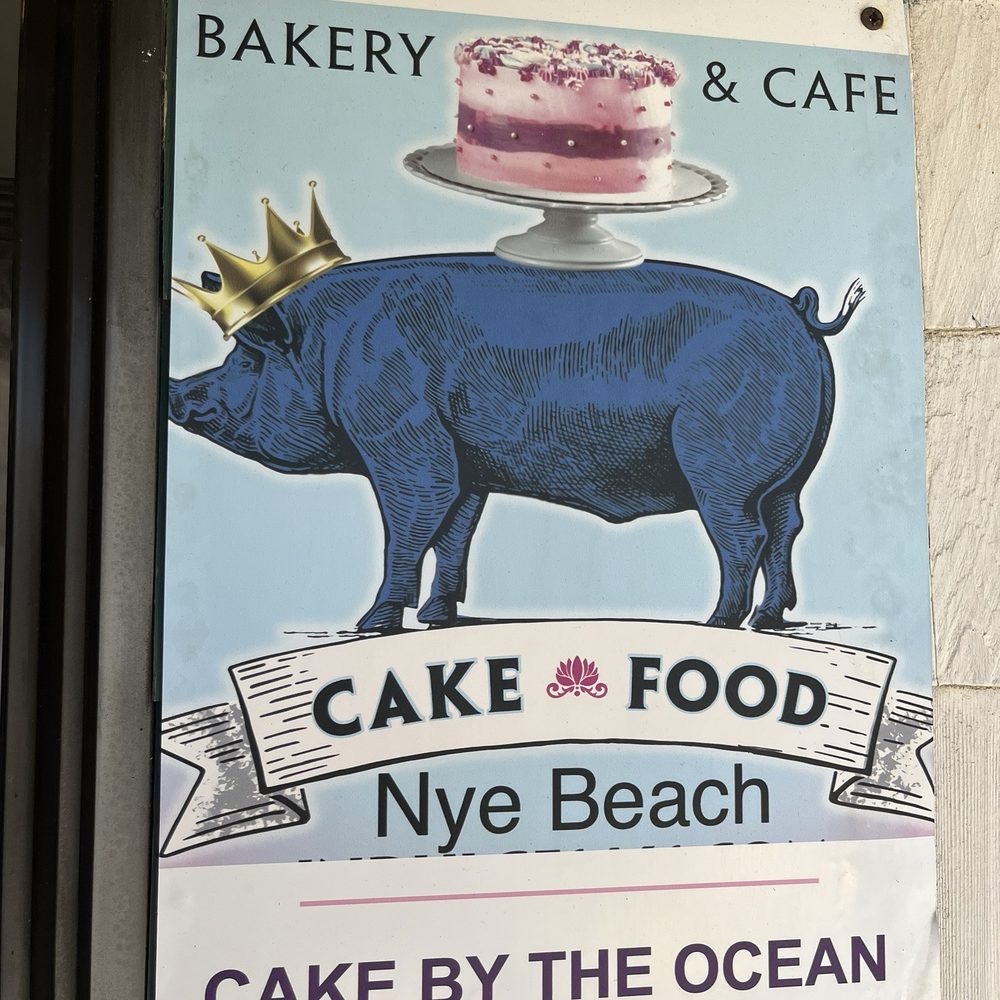 Blue Pig Bakery - You will not miss this sign - Bakeries Near Me - Newport, Oregon