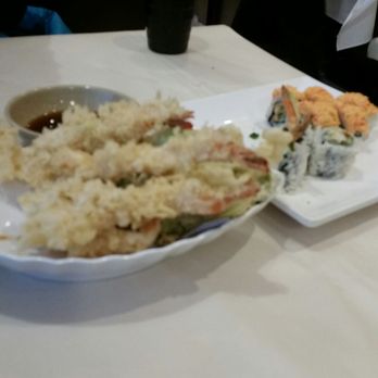 Sushi Today - Shrimp and Broccoli Tempura Crazy Roll Dynamite Roll - Sushi Bars Near Me - Whitby, Ontario Sushi Today - Shrimp and Broccoli Tempura Crazy Roll Dynamite Roll - Sushi Bars Near Me - Whitby, Ontario