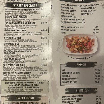 Hug Thai Express - Menu - Thai Near Me - La Mesa, California Hug Thai Express - Menu - Thai Near Me - La Mesa, California
