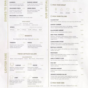 The Wrap Shack - Menu - side 1 - Wraps Near Me - Hawthorne, Florida The Wrap Shack - Menu - side 1 - Wraps Near Me - Hawthorne, Florida