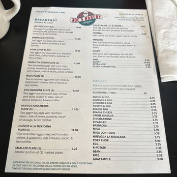 Joe's Bakery & Coffee Shop - Mexican Near Me - Austin, Texas