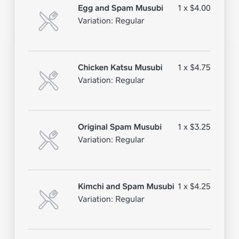 Hapa Musubi - What we got and price - Hawaiian Near Me - Milpitas, California Hapa Musubi - What we got and price - Hawaiian Near Me - Milpitas, California