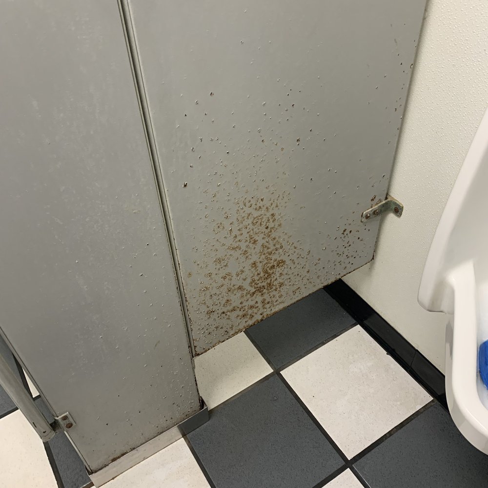 Schoop's Hamburgers - Bathroom divider needs replacing - Burgers Near Me - Saint John, Indiana Schoop's Hamburgers - Bathroom divider needs replacing - Burgers Near Me - Saint John, Indiana