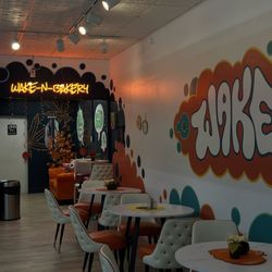 Wake N Bakery - The cutest cafe I've been to in months, plus they just decorated for fall!!