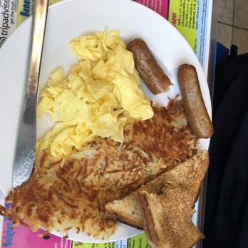 Mangrove Mike's - Eggs, hash brown, sausage and wheat toast - Breakfast & Brunch Near Me - Islamorada, Florida Mangrove Mike's - Eggs, hash brown, sausage and wheat toast - Breakfast & Brunch Near Me - Islamorada, Florida