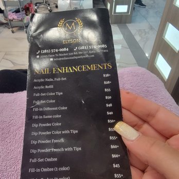 Milano Nail Spa Elyson - Price menu - Nail Salons Near Me - Katy, Texas Milano Nail Spa Elyson - Price menu - Nail Salons Near Me - Katy, Texas