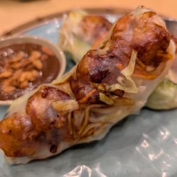 Pho Tre Bien Noodle Bar - Grilled shrimp and noodle summer rolls