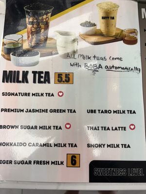 Menu photo 4 Happy Tea Bakersfield, CA