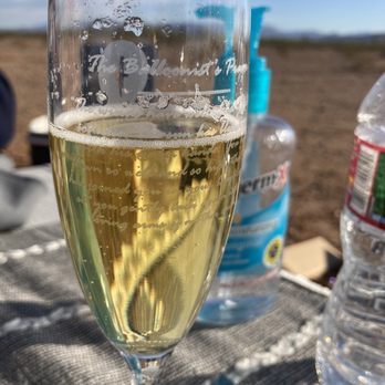 Hot Air Expeditions - Sparkling cider! Fun mocktail for non drinkers :) - Hot Air Balloons Near Me - Phoenix, Arizona