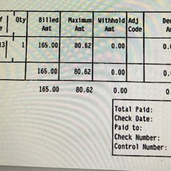 Insurance statement of office visit on 10/15/13 despite his sworn testimony that Mesnick never saw me on that day