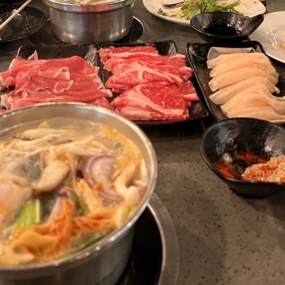 Shabu House - Ordered the lamb, chicken, and prime rib eye beef. - Hot Pot Near Me - Fort Lee, New Jersey Shabu House - Ordered the lamb, chicken, and prime rib eye beef. - Hot Pot Near Me - Fort Lee, New Jersey