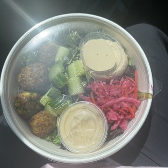 Pret A Manger - Mediterranean Salad (Falafel) - Coffee & Tea Near Me - Woodbridge Township, New Jersey Pret A Manger - Mediterranean Salad (Falafel) - Coffee & Tea Near Me - Woodbridge Township, New Jersey