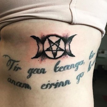 Black Coffin Tattoo - Triple goddess moon by Skaggstattoo (Jesse Skaggs). - Tattoo Near Me - St Paul, Minnesota Black Coffin Tattoo - Triple goddess moon by Skaggstattoo (Jesse Skaggs). - Tattoo Near Me - St Paul, Minnesota