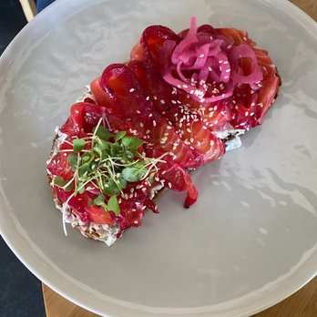Lele Cake - Salmon toast - Coffee & Tea Near Me - Los Gatos, California
