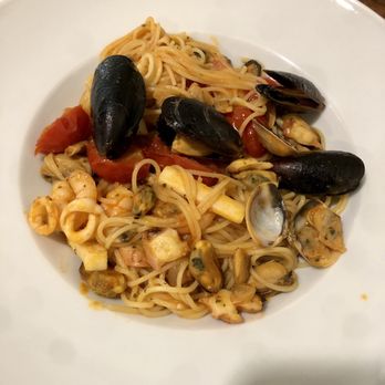 Bar la Sosta - Spaghetti with seafood. - Italian Near Me - Venezia, VE
