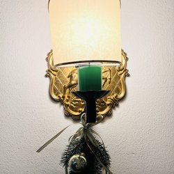 Restaurant Goldener Hirsch - Sconce at the GH