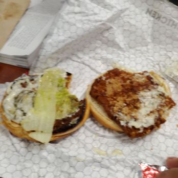 Wendy's - This is supposed to me the Cod sandwich - Fast Food Near Me - Cortlandt, New York