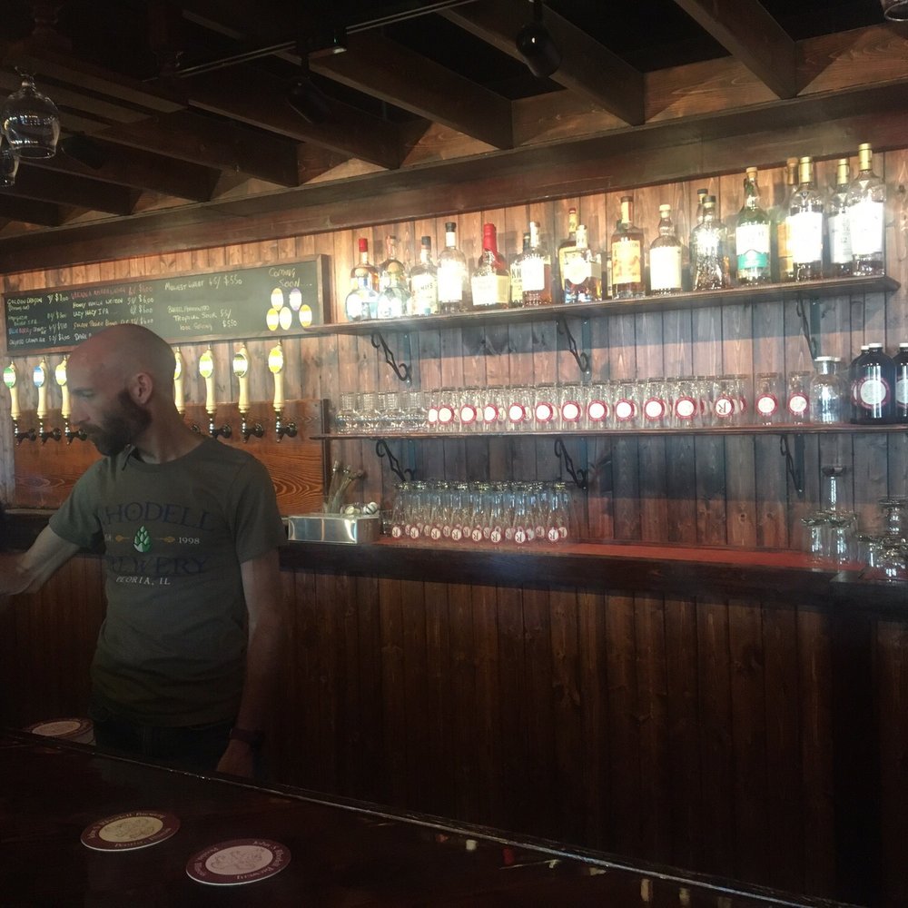 Sitting at the bar Sitting at the bar