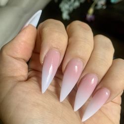 Luxury Nail Spa - Long ombré by Lynsey